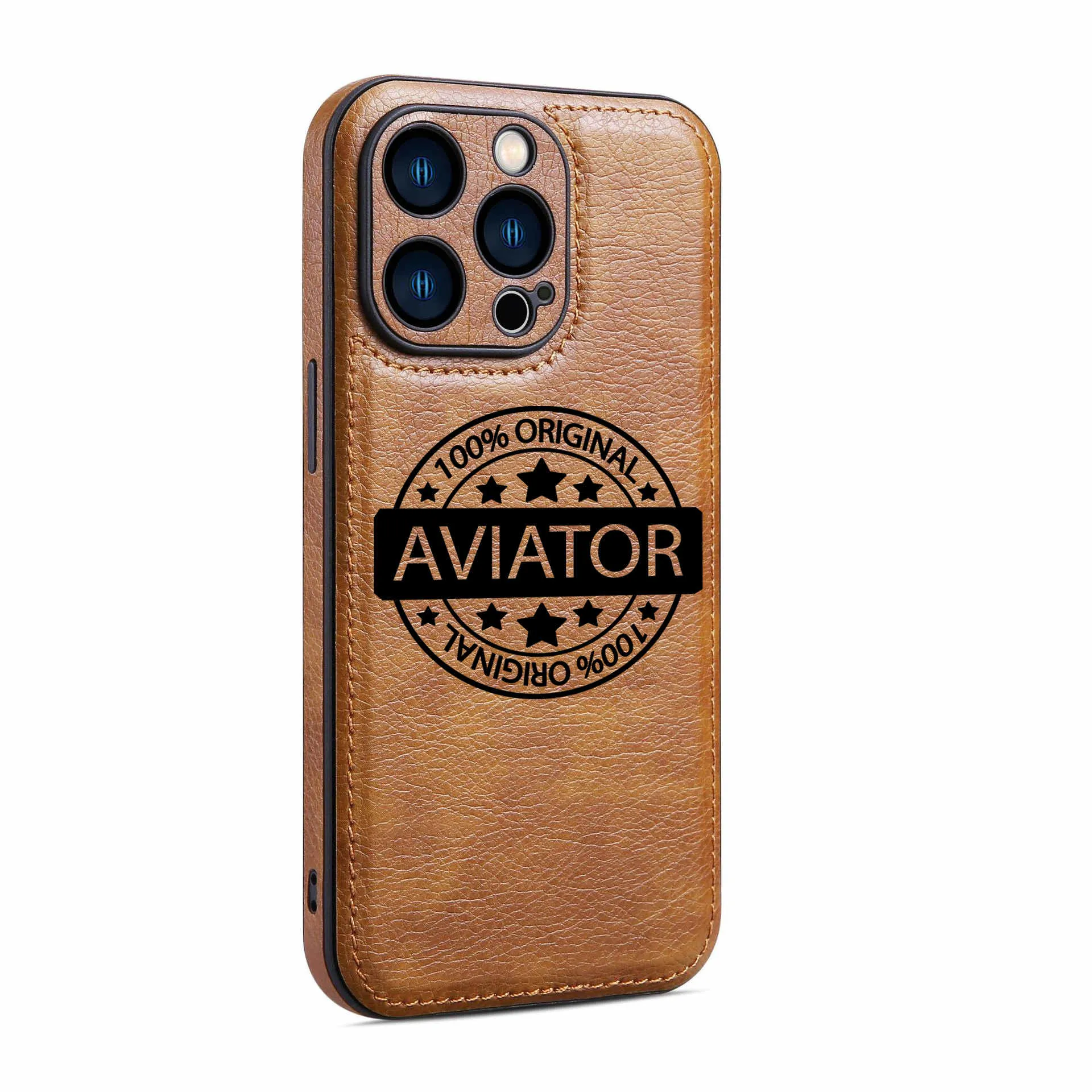 100 Original Aviator Designed Leather iPhone Cases