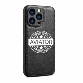 100 Original Aviator Designed Leather iPhone Cases