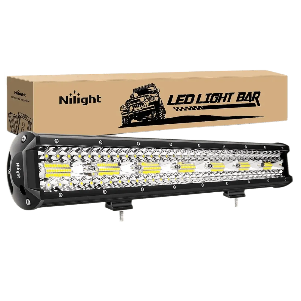 20 Inch 420W Triple Row Spot Flood Led Light Bar