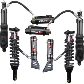 2010-2019 Toyota 4Runner Elka 2.5 DC Reservoir Front & Rear Shocks Kit with KDSS - Stock Geometry