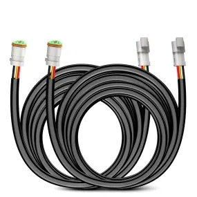 2PCS 16AWG 10FT Wire Extension Kit 3Pin Socket DT Connector