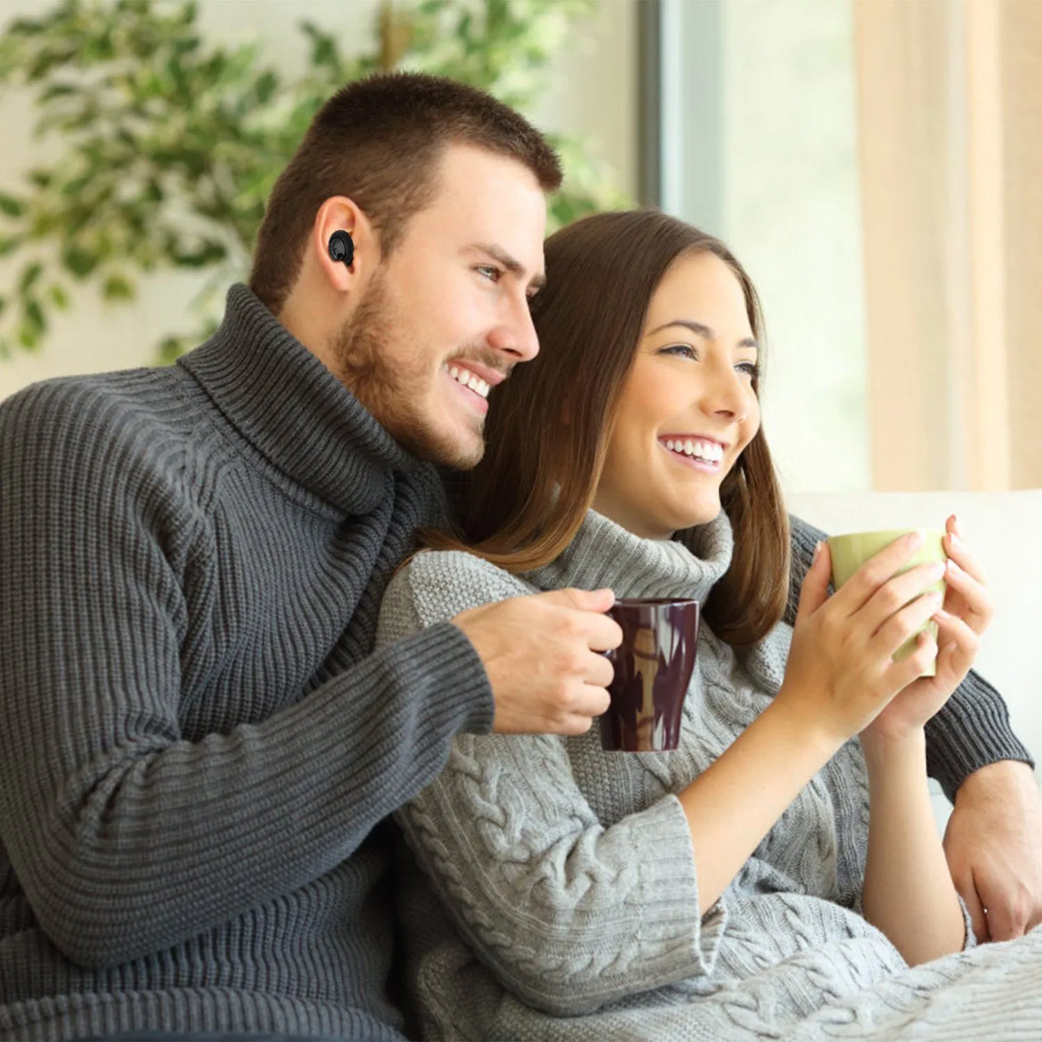 4.1 Magnetic Single Charging Earbuds