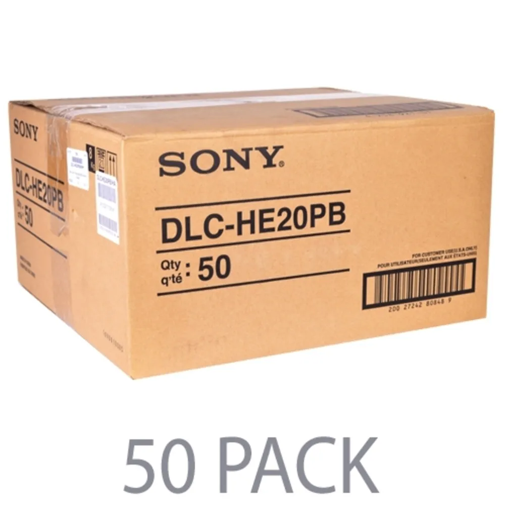 (50-Pack) Sony DLC-HE20PB 6.6 HDMI (M) to HDMI (M) High Speed HDMI Bulk Cable w/Ethernet & Gold-Plated Connectors