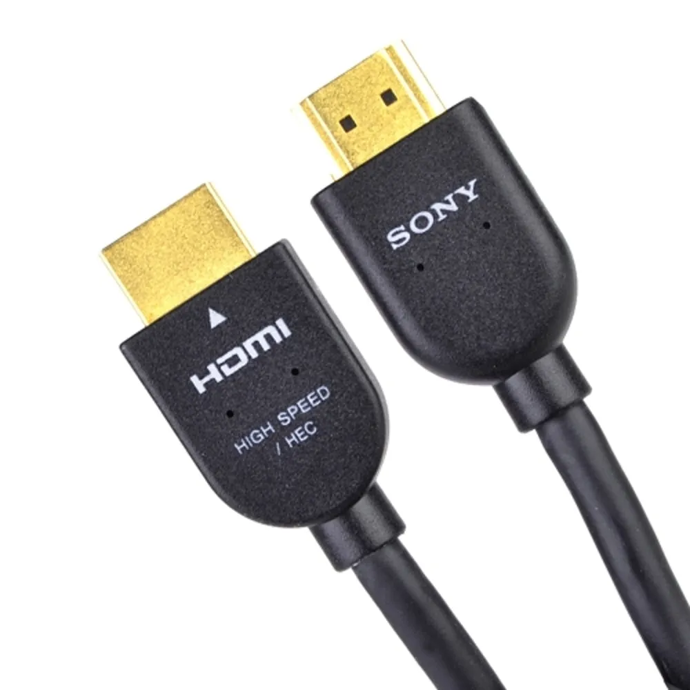 (50-Pack) Sony DLC-HE20PB 6.6 HDMI (M) to HDMI (M) High Speed HDMI Bulk Cable w/Ethernet & Gold-Plated Connectors