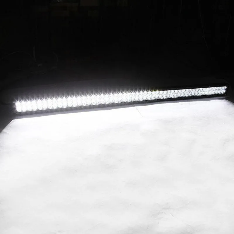 52" Light Bar & 2 Pods work lights & All Brackets Kit for 2007-2018 Jeep Wrangler JK