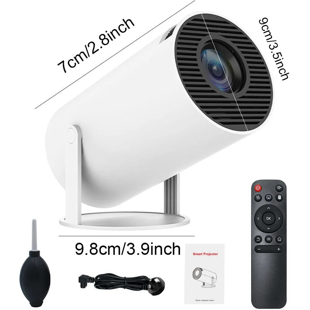 5G WiFi 4K LED Projector | Smart Android HD Home Theater with Bluetooth & USB