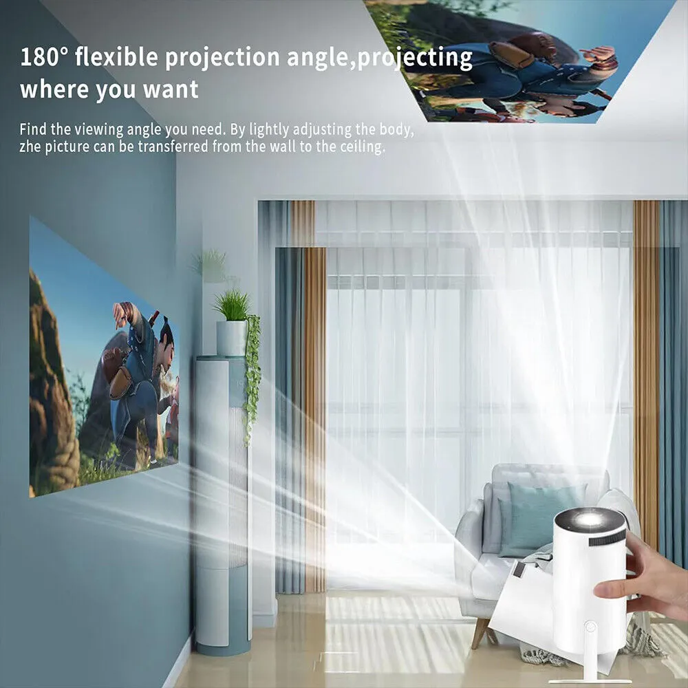 5G WiFi 4K LED Projector | Smart Android HD Home Theater with Bluetooth & USB