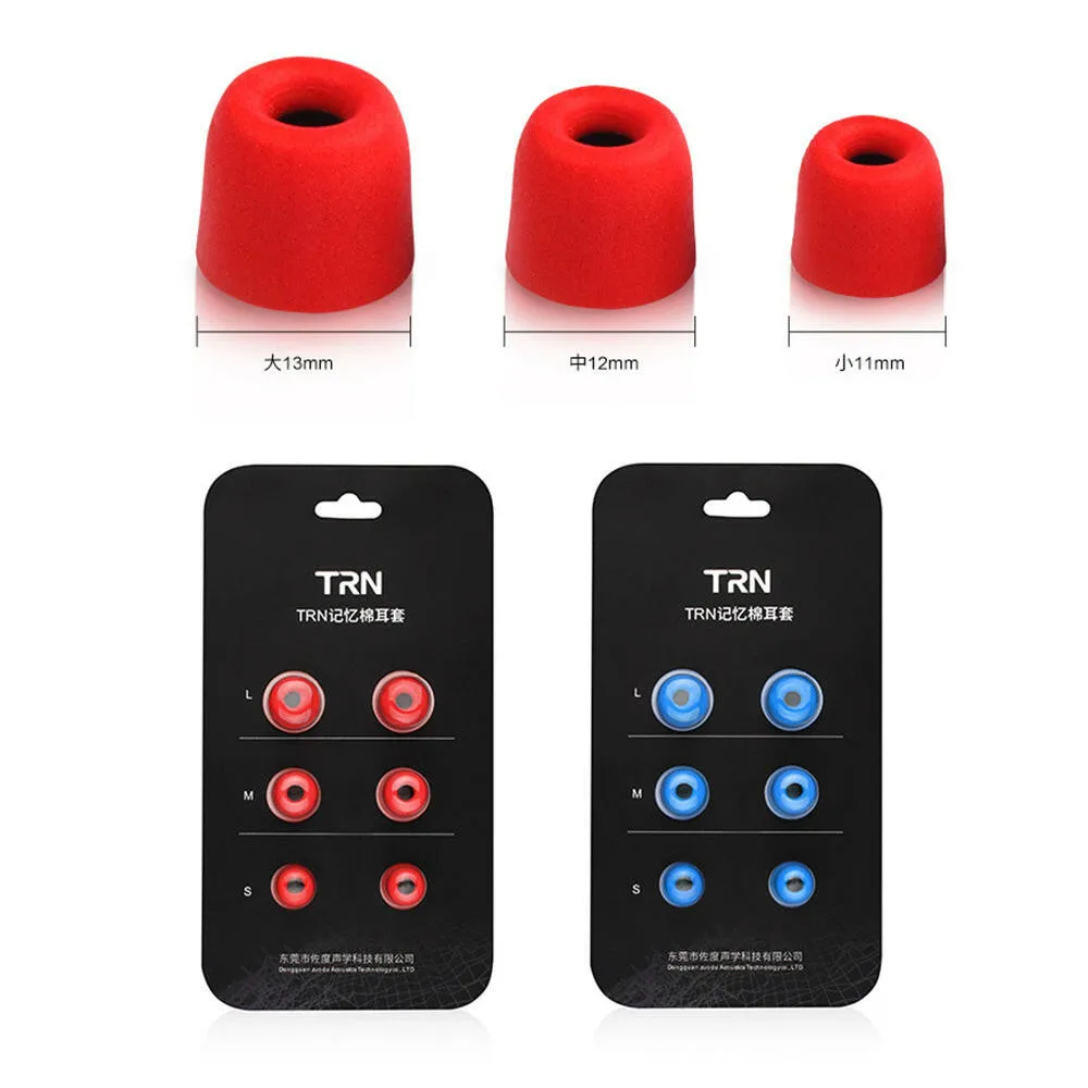 6pcs Memory Foam Ear Tips Headphone Sponge Earbuds Noise Isolation Ear Cushions Cap for In-ear Earphone