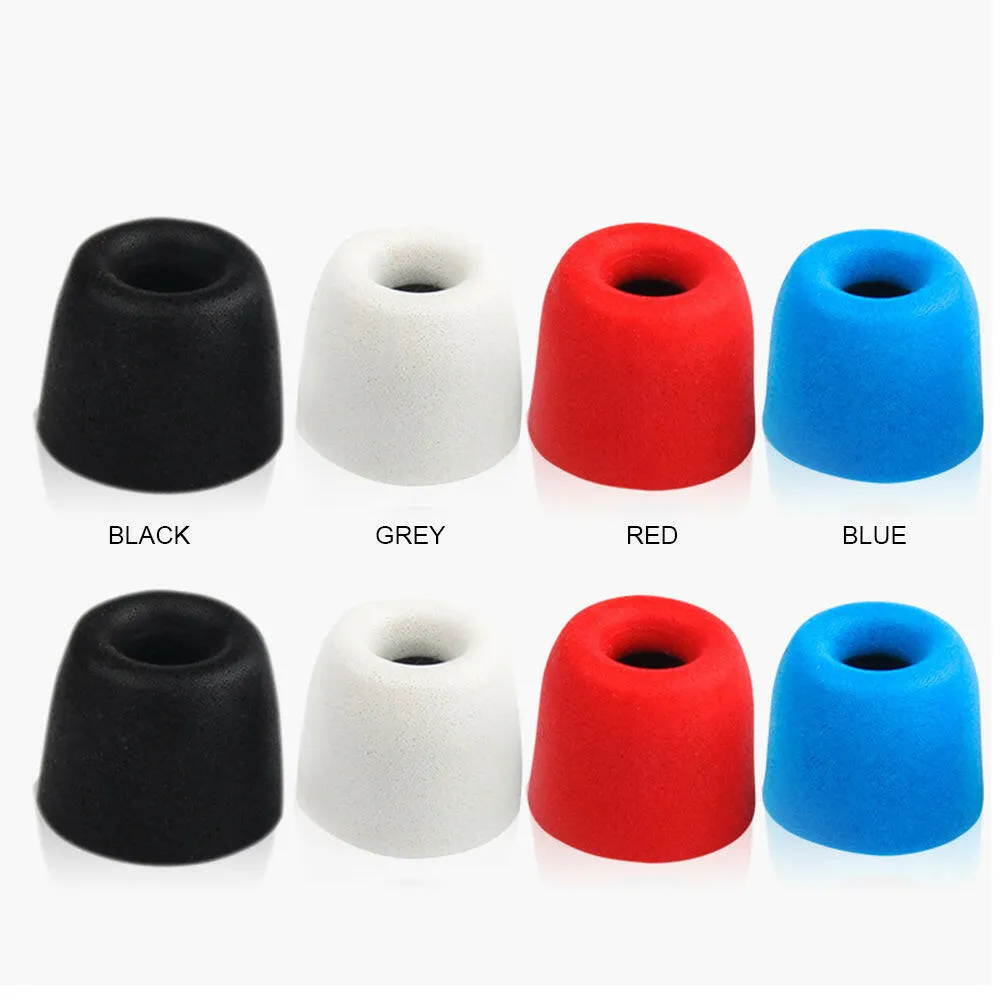 6pcs Memory Foam Ear Tips Headphone Sponge Earbuds Noise Isolation Ear Cushions Cap for In-ear Earphone