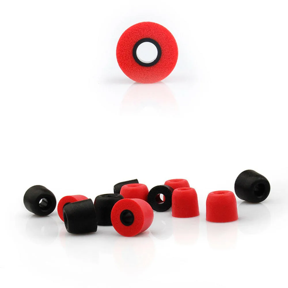 6pcs Memory Foam Ear Tips Headphone Sponge Earbuds Noise Isolation Ear Cushions Cap for In-ear Earphone