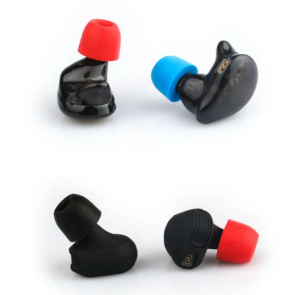 6pcs Memory Foam Ear Tips Headphone Sponge Earbuds Noise Isolation Ear Cushions Cap for In-ear Earphone