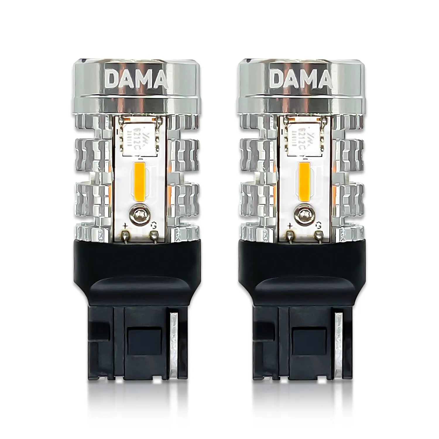 7440: DAMA High Power White / Amber LED Bulbs w/ CANbus | Pack of 2