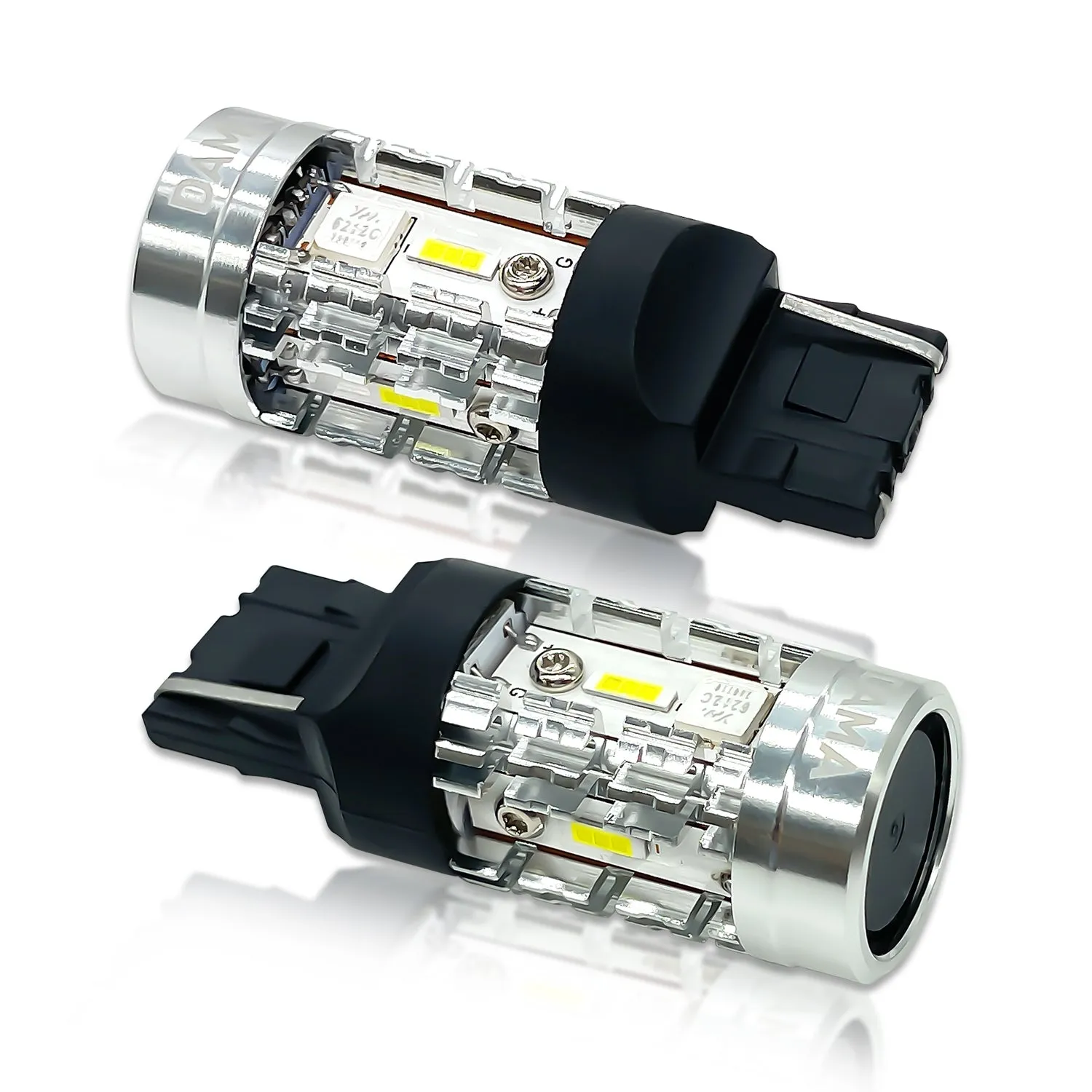 7440: DAMA High Power White / Amber LED Bulbs w/ CANbus | Pack of 2