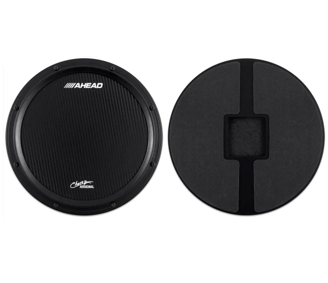 Ahead 14" Chavez Black S Hoop Marching Pad with Sound Chamber