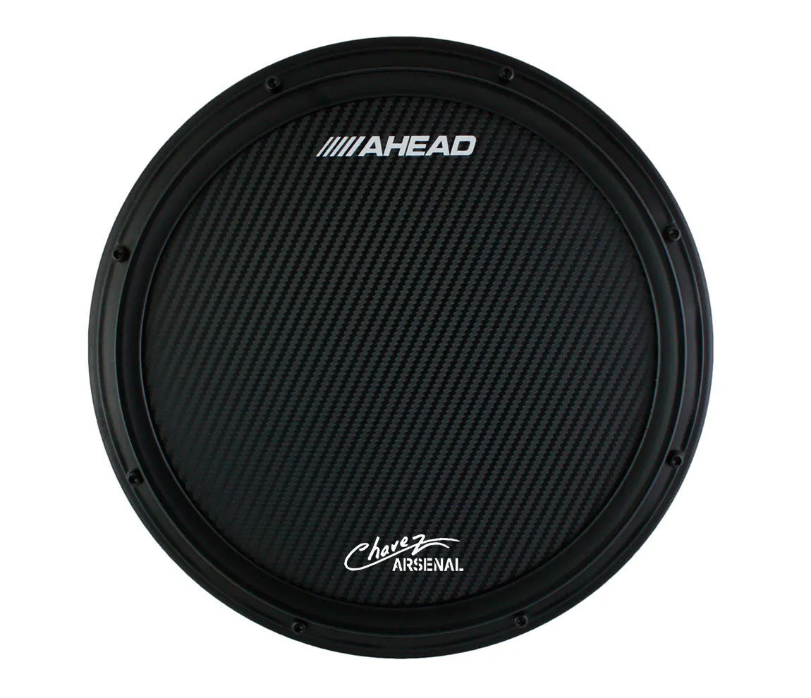 Ahead 14" Chavez Black S Hoop Marching Pad with Sound Chamber