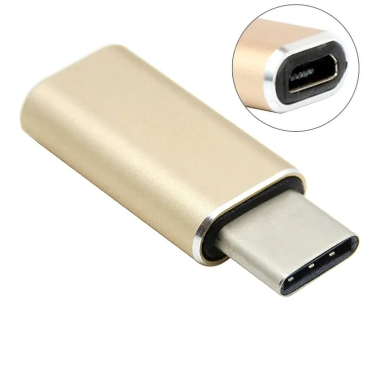 Aluminum Micro USB to USB-C 3.1 Connector Adapter