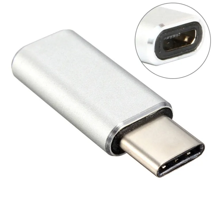 Aluminum Micro USB to USB-C 3.1 Connector Adapter
