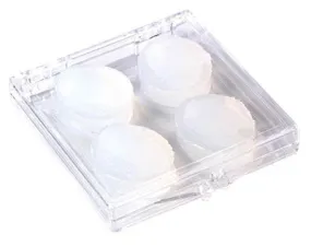 Apex Clear Silicone Ear Plugs, 2 Pair