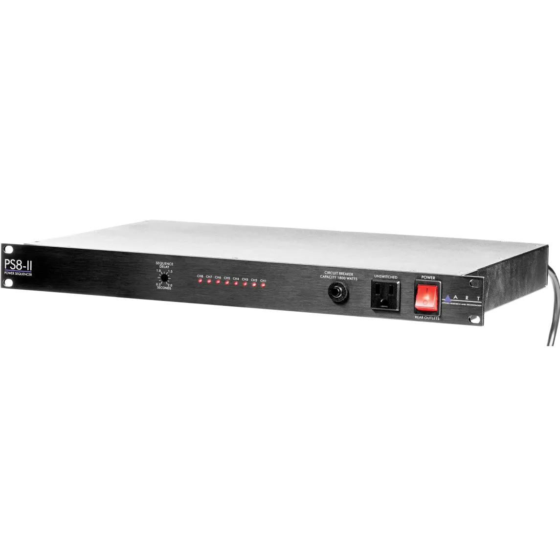 ART PS8-II 8-Outlet Power Sequencer w/ EMI & RFI filtering