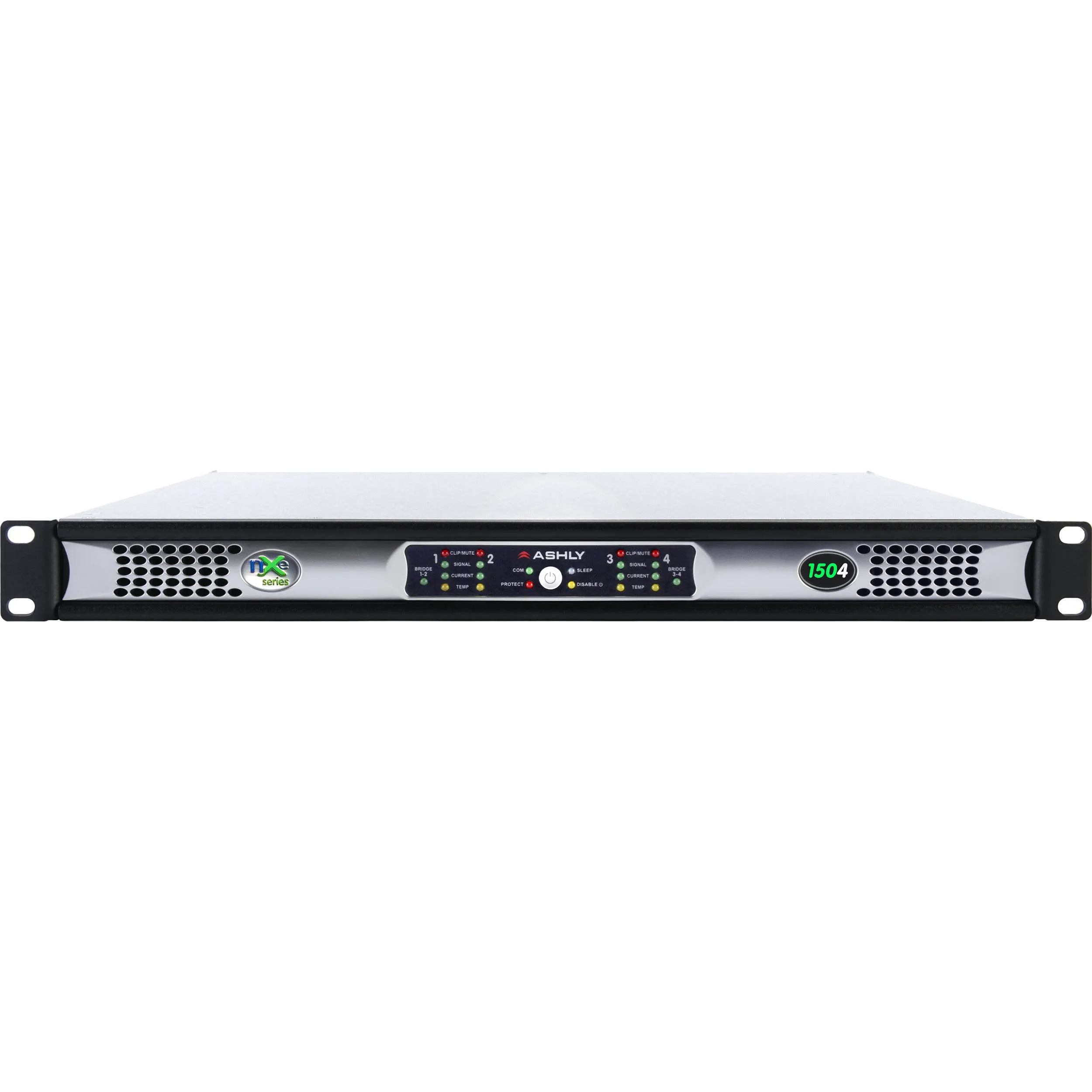 Ashly NXE1504BD nXe Series 4-Channel Networkable Multi-Mode Power Amplifier with OPDAC4 & OPDante Cards (4 x 150W)