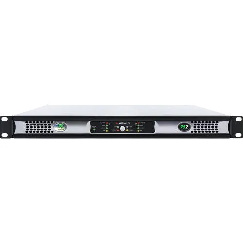 Ashly NXE752BD nXe Series 2-Channel Networkable Multi-Mode Power Amplifier with OPDAC4 & OPDante Cards (2 x 75W)