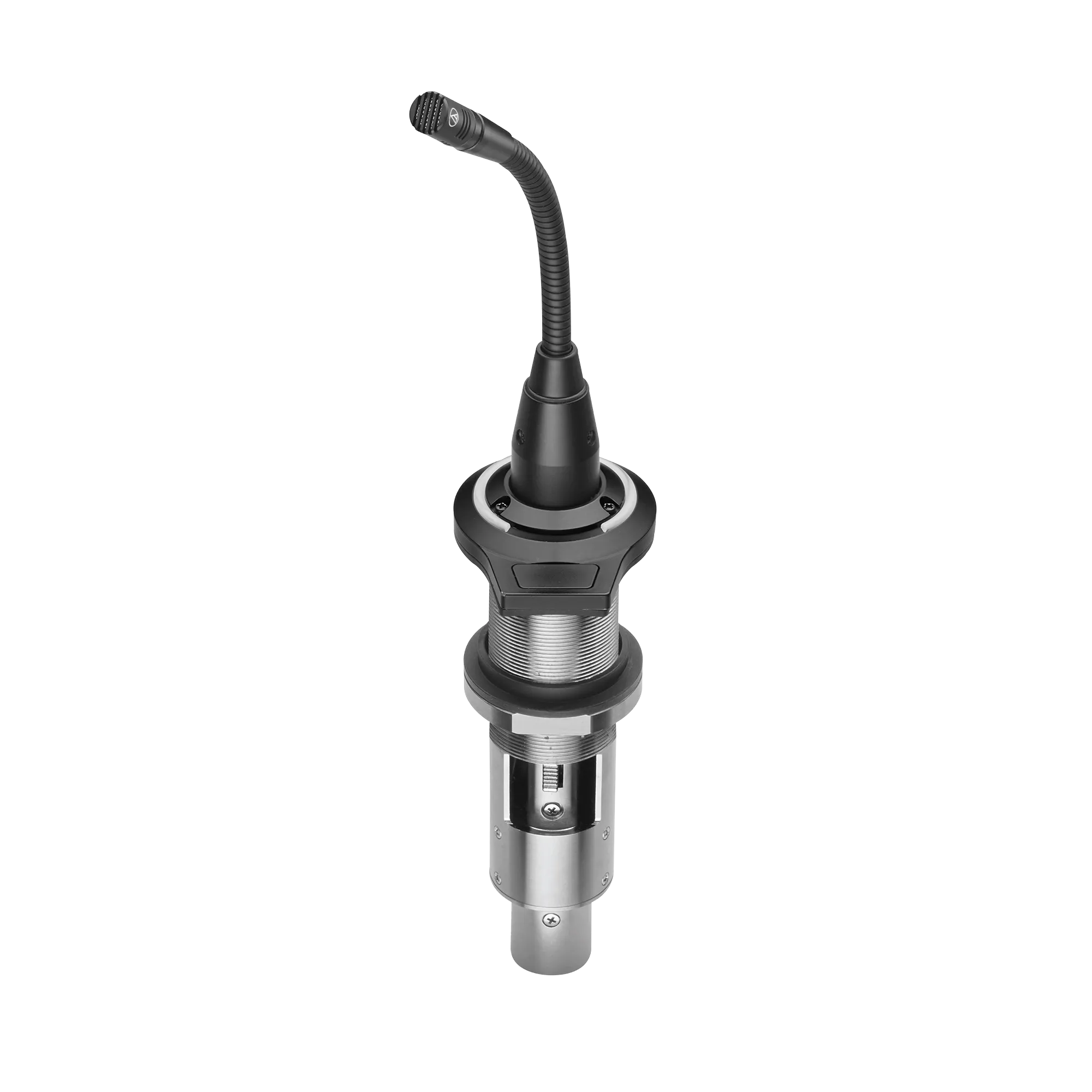 Audio-Technica AT8657/LED Flush-Mount Microphone Adapter w/ Led Ring and Touch Switch for External Control