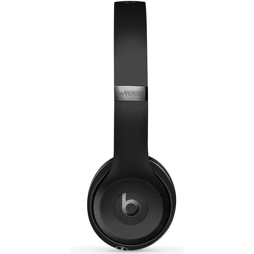 Beats Solo3 Wireless On-Ear Headphones - Black  (Refurbished)