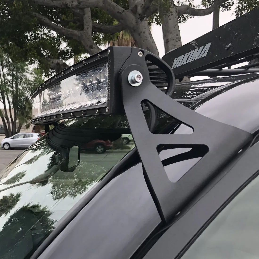 Cali Raised LED 2003-2022 Toyota 4runner 52" Curved Led Light Bar Roof Mounting Brackets