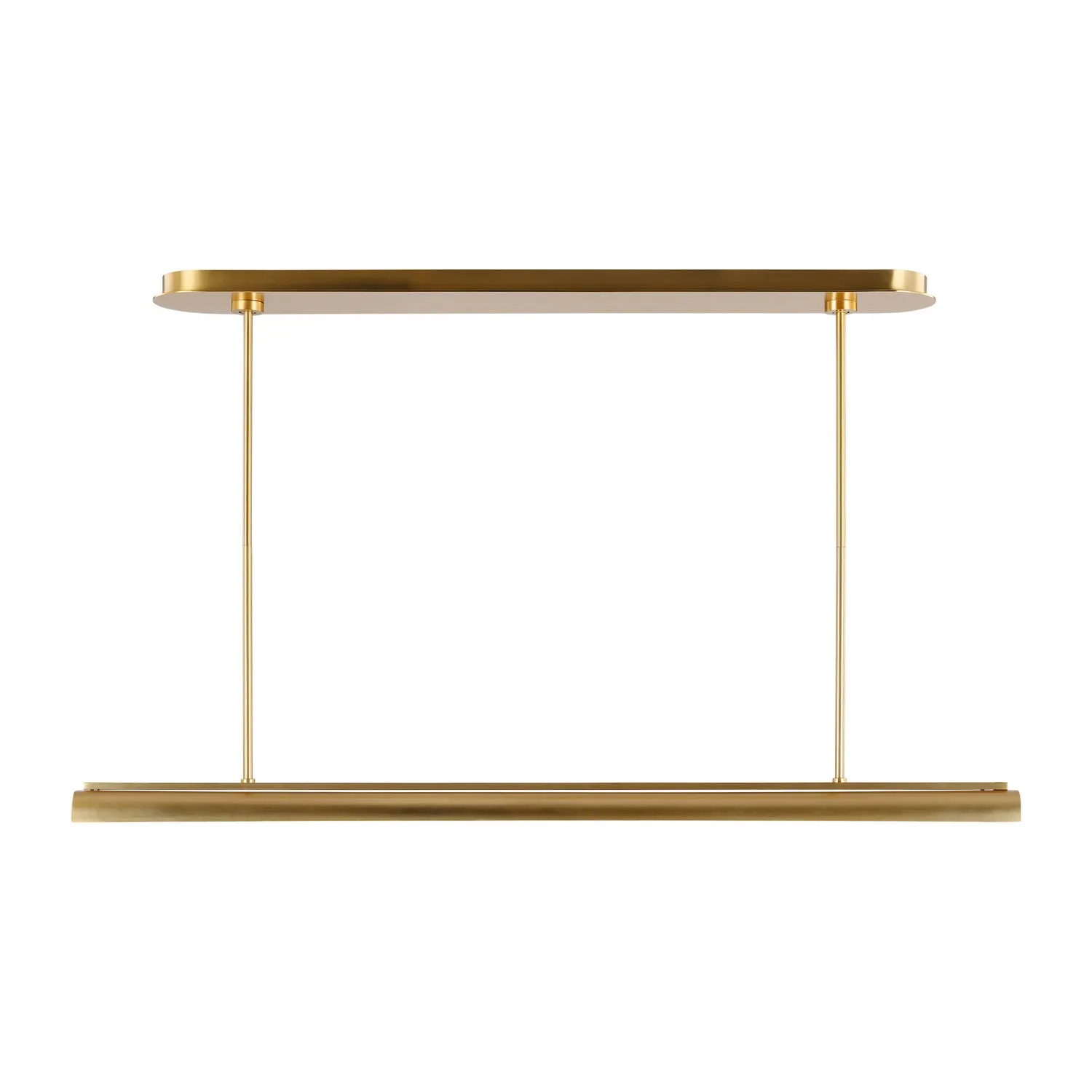 Carson LED Linear Chandelier in Burnished Brass