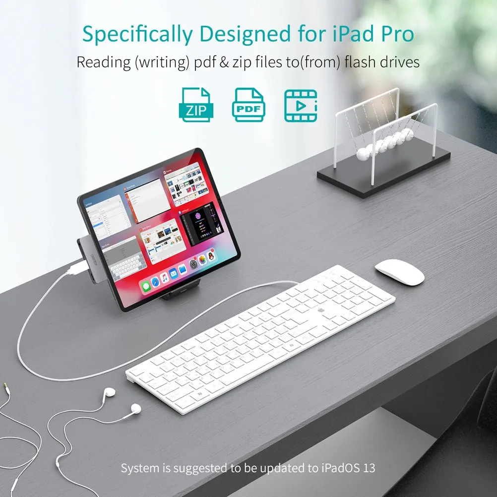 Choetech 4 in 1 USB C Dock For all usb C Devices - Grey HUB-M13-BK