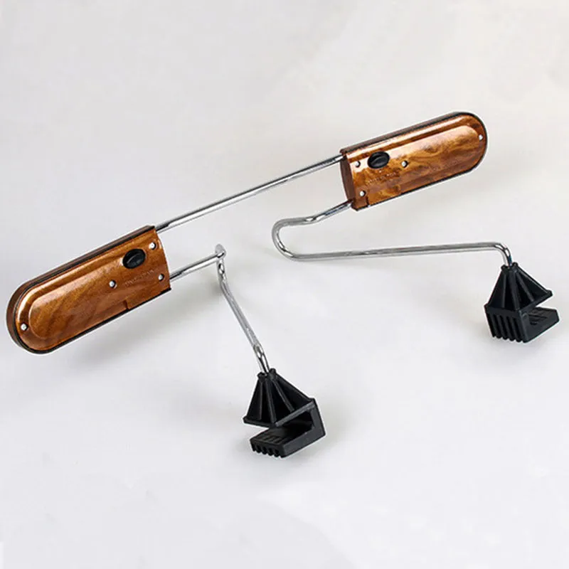 Color: Brown - 1Pcs Stainless Steel Car Hanger Clothes Suits