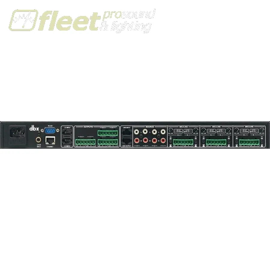DBX  ZONEPRO 1261MV  Pre-Configured Architecture
