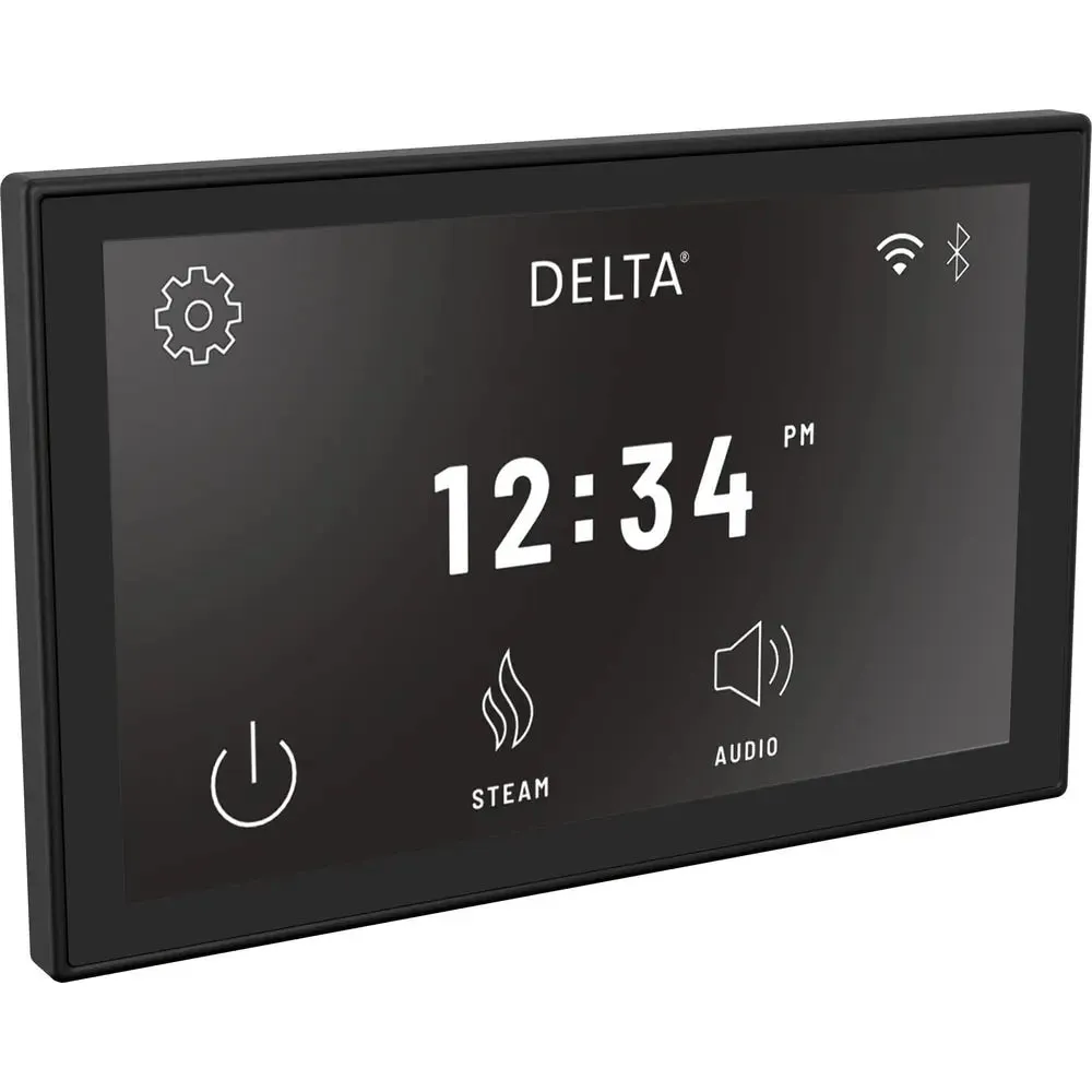 Delta Showersense  Linear Square Di Gital Interface Matte Black 5CN-550L-BL
