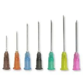 Disposable Needles, Sterile, Box of 100 (Various Sizes)