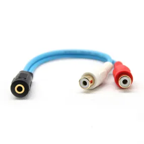 Dtech 3.5 ST/F To 2RCA F 2.0m DT-6210