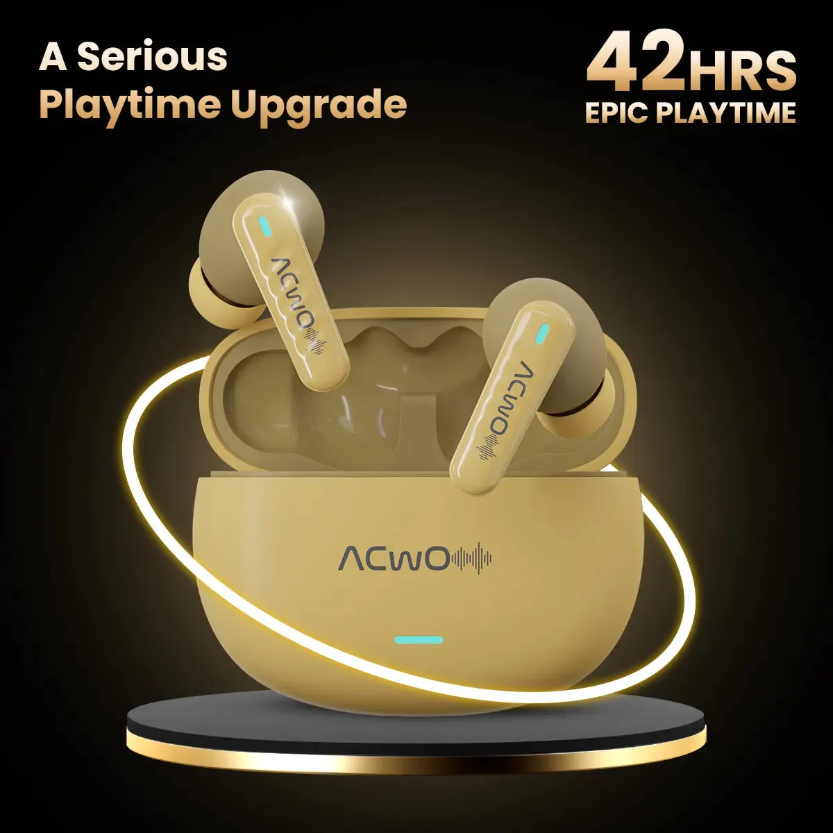 DwOTS 727 - Calling  Bisque Beige Earbuds