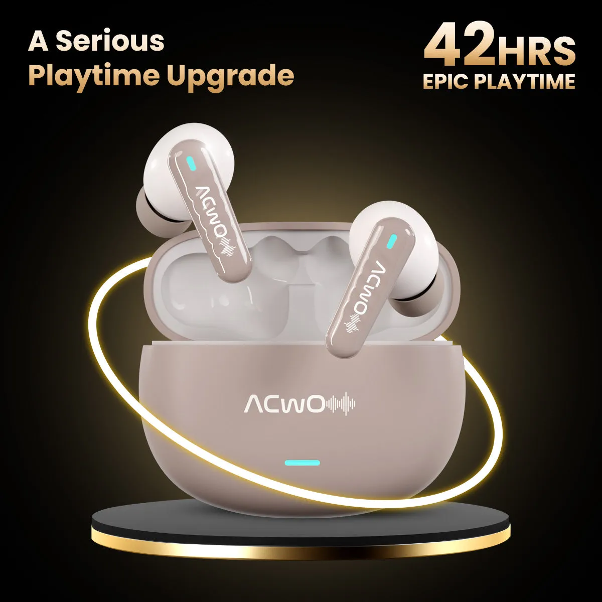 DwOTS 727 - Calling  Bisque Beige Earbuds