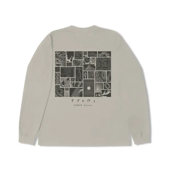 Edwin Images of Noise LS T-Shirt - Pelican