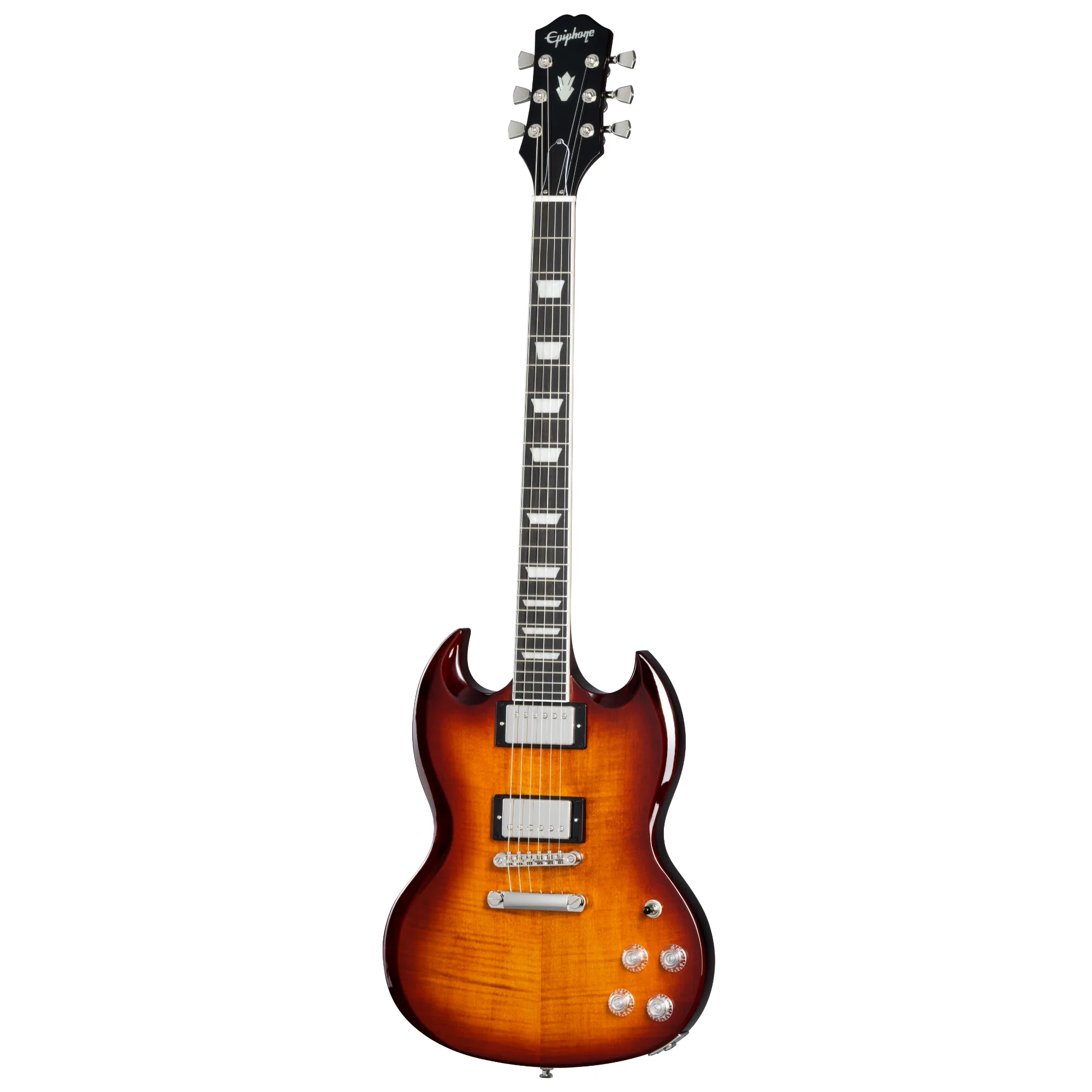 Epiphone SG Modern Figured Electric Guitar, Mojave Burst w/Premium Gig Bag