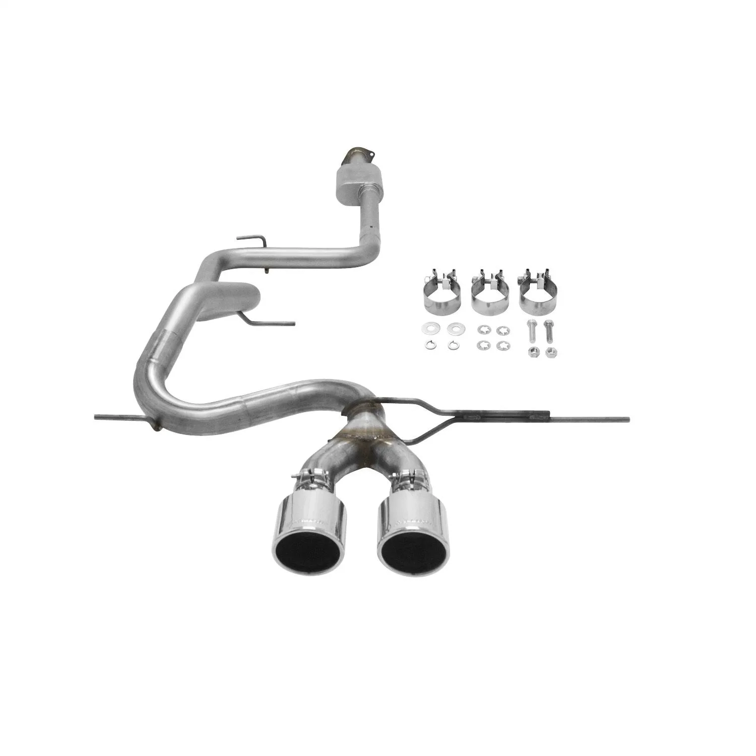 Flowmaster Cat-back System 409S - Dual Rear Exit-AmeriCan Thunder®  - Moderate/Aggressive Sound