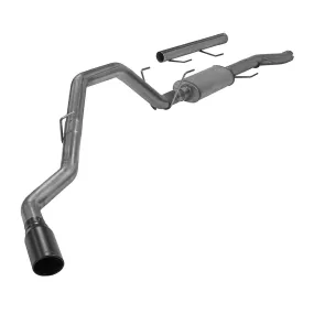 Flowmaster FlowFX Cat-Back Exhaust System - 3.5 in Diameter - Single Side Exit - 5 in Black Ceramic Tip - Stainless - Ram Fullsize Truck 2014-21