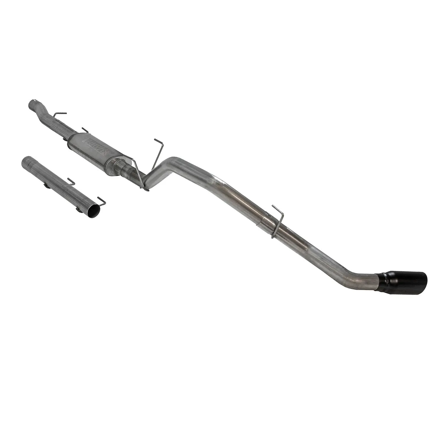 Flowmaster FlowFX Cat-Back Exhaust System - 3.5 in Diameter - Single Side Exit - 5 in Black Ceramic Tip - Stainless - Ram Fullsize Truck 2014-21