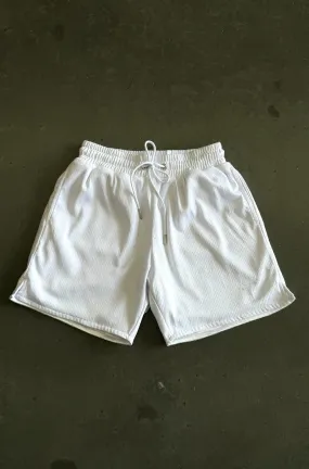 FR x EBT Spin Kick Mesh Shorts - White