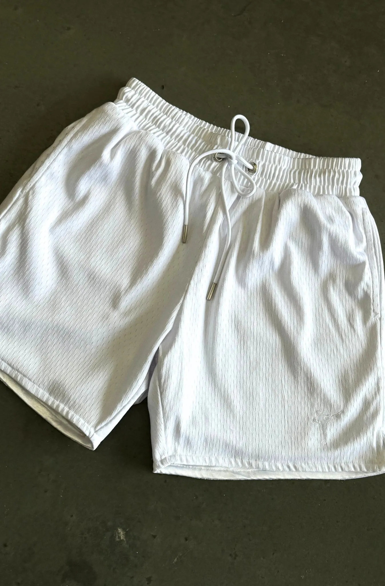 FR x EBT Spin Kick Mesh Shorts - White