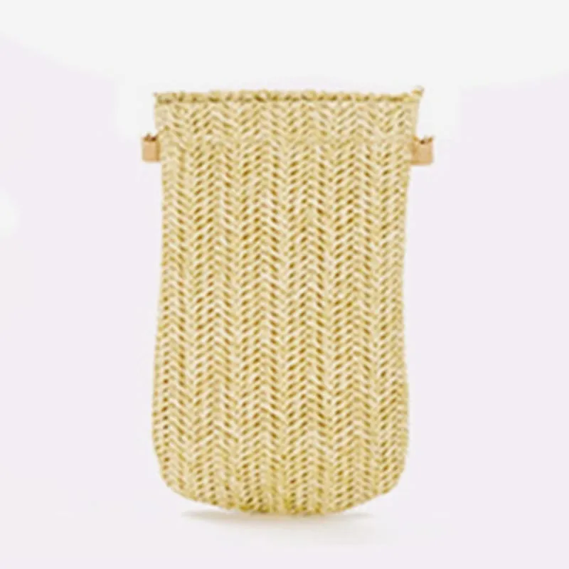 Handmade Straw Woven Phone Bag Mini Crossbody Bag
