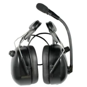 Helmet Mount Dual Muff Headset Kenwood TK-2100 & Relm RPU416 Series Portables