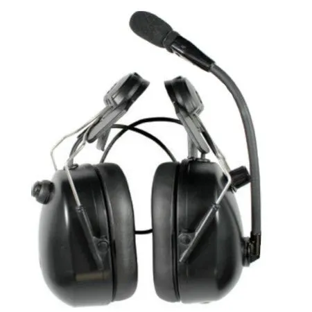 Helmet Mount Dual Muff Headset Kenwood TK-2100 & Relm RPU416 Series Portables