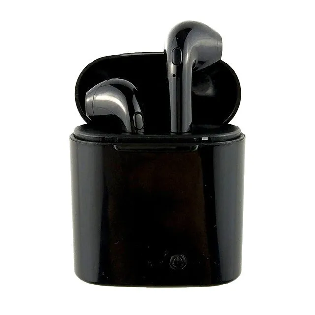 i7s Twins Bluetooth Airpods With Charging-Case