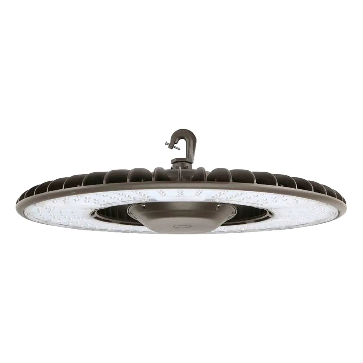 Industrial Round High Bay LED Light, 350 Watts Adjustable, 62000 Lumens, 5000K, 120/277V