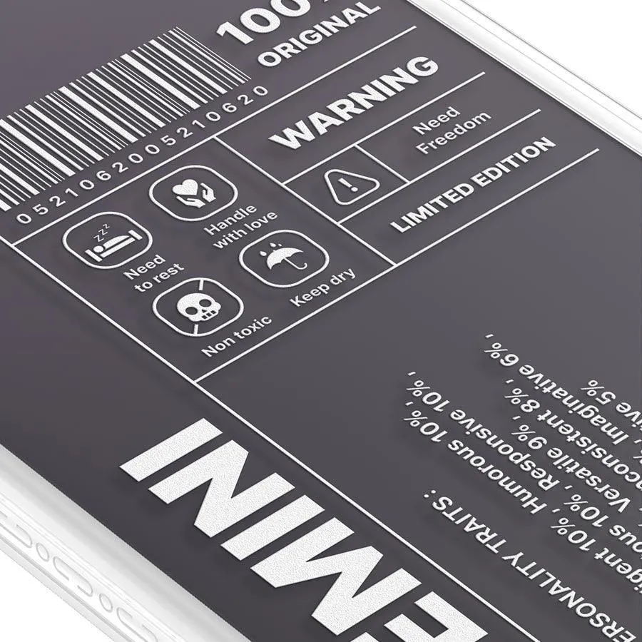 iPhone 12 Pro Max Warning Gemini Phone Case MagSafe Compatible